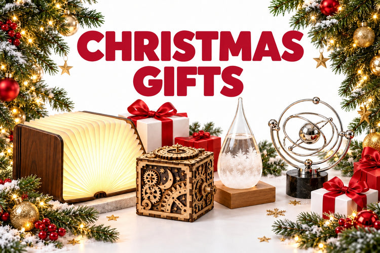 Christmas Gifts by Surprise Parade featuring unique gift ideas, cool gadgets, and wrapped presents for christmas
